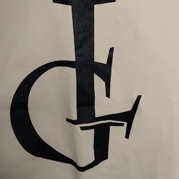 LG Cream Crewneck Men's Sweater - Picture 5 of 5